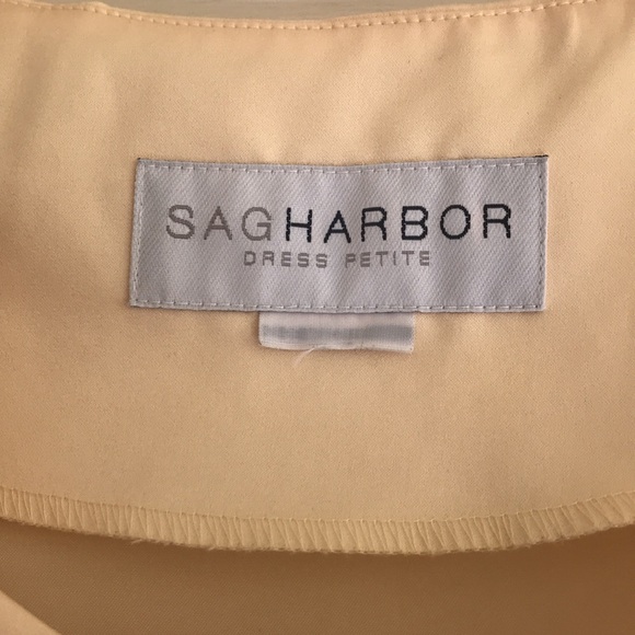 Sag Harbor Butter Cream Cropped Top Satin Shell Separate - Picture 2 of 5